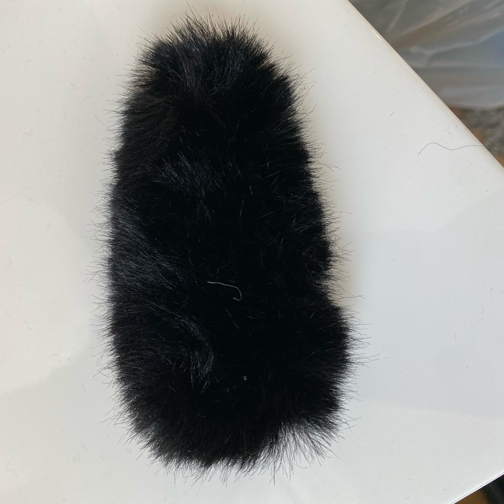 Faux Fur Hair Clip
